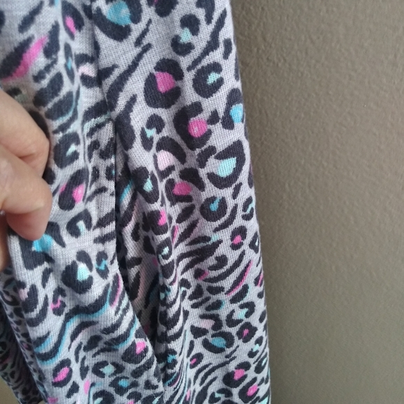 Colorful Animal Print Sleep Chemise Sleeveless Tank Gown - Picture 4 of 8